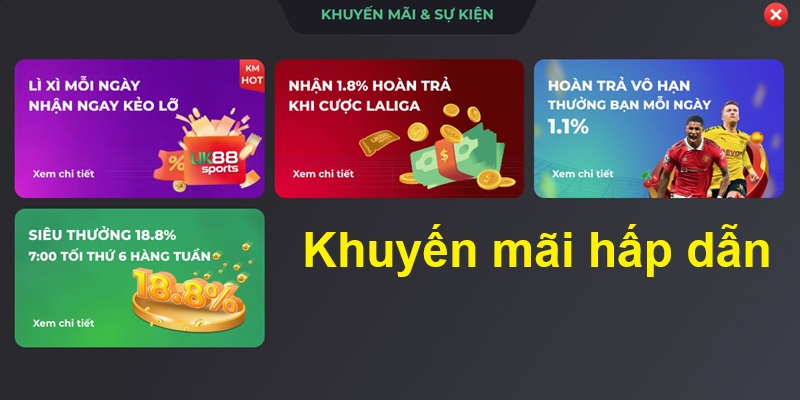 Khuyến mãi hấp dẫn